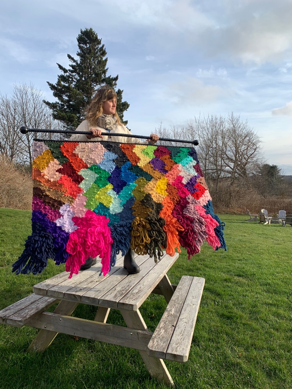 Learn Modern Tapestry Weaving in Mid Coast Maine! Penobscot Bay