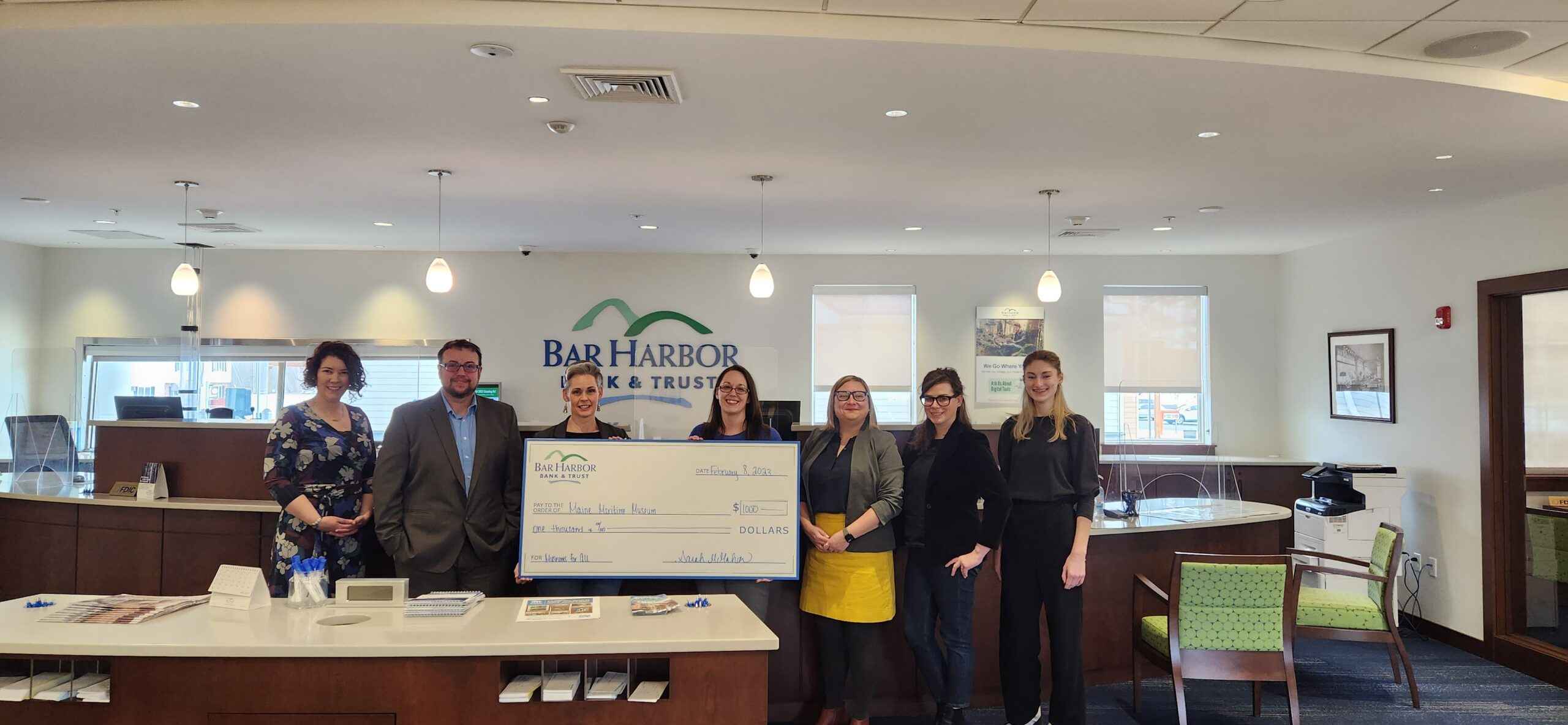 Bar Harbor Bank & Trust Donates $1,000 to Maine Maritime Museum ...