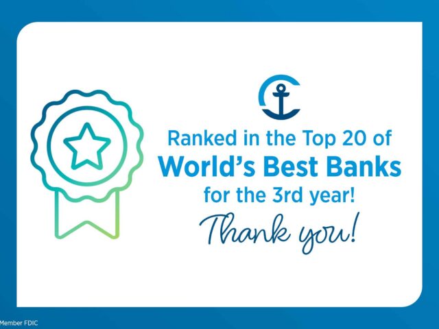 Camden National Bank Ranked in the Top 20 of “World’s Best Banks” by Forbes for the Third Year
