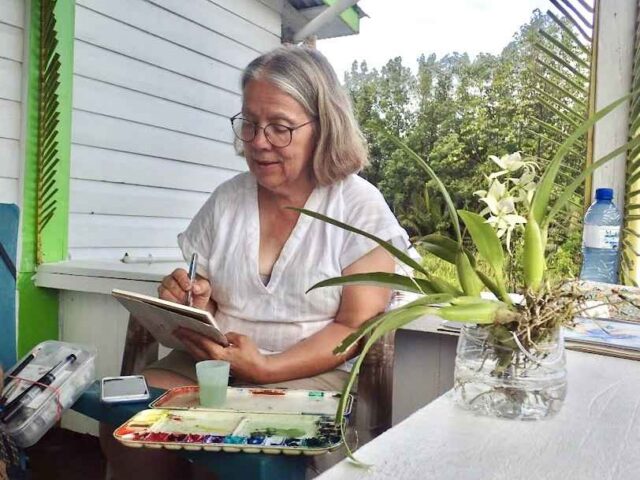 Rockport Library Shows Travel Paintings of Guyana