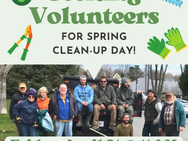 Seeking Volunteers for Spring Clean-Up in the Camden Amphitheatre & Harbor Park