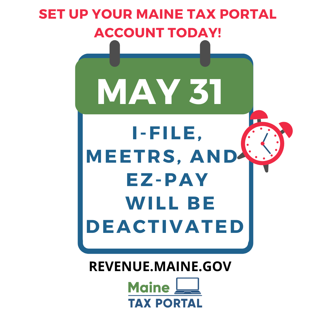 It's Time to Move to the Maine Tax Portal Penobscot Bay Regional